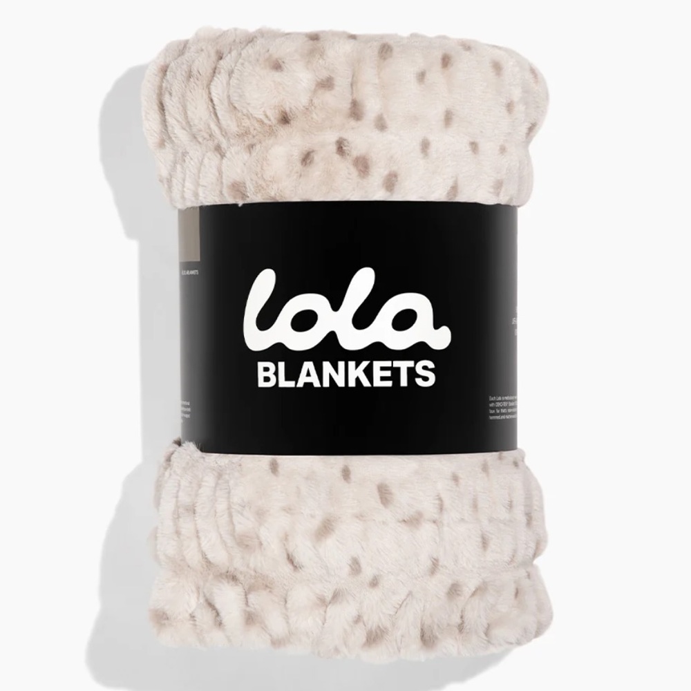 Lola Rainy Day Plush Blanket